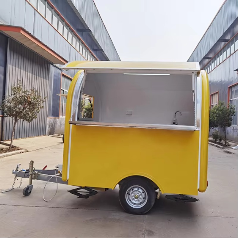 Commercial Kitchen On Wheels - フルカスタマイズ可能なフードトレーラー、ケータリングサービスや屋外イベント向け移動式厨房、牽引しやすい、お手頃価格