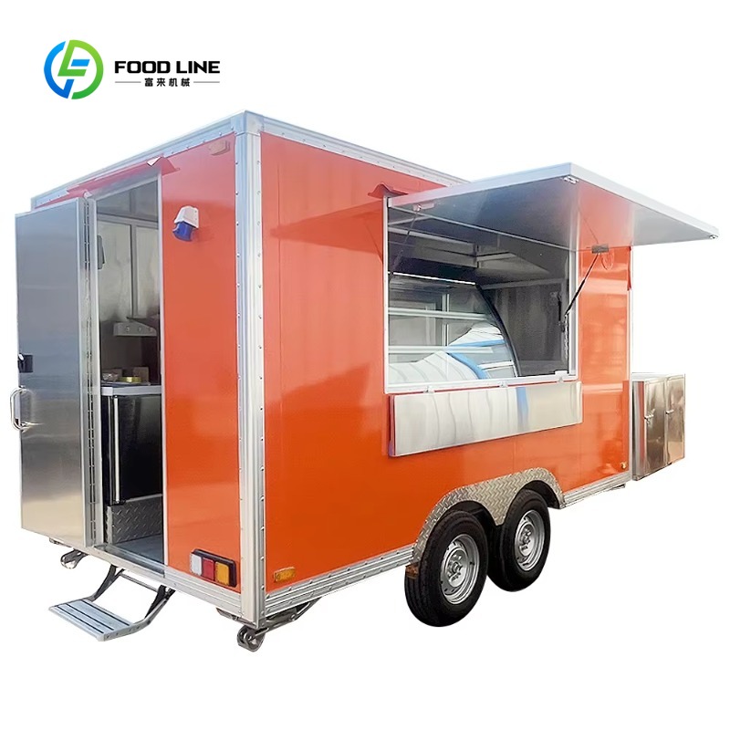 Commercial Kitchen On Wheels - カスタマイズされた先進技術搭載フードトラック - スマート機器を備えた革新的な移動式業務用厨房