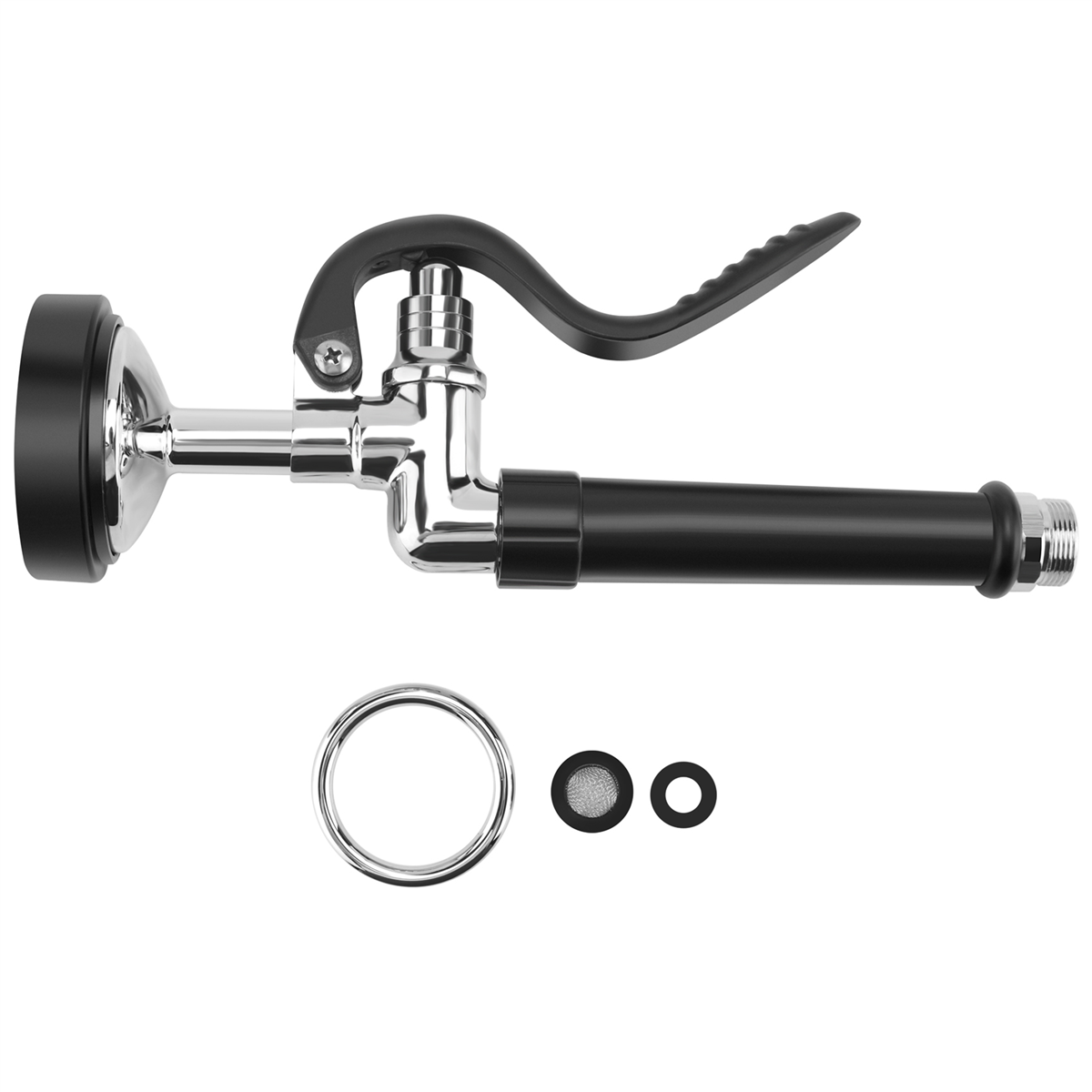 Commercial Kitchen Sprayer - 業務用キッチン蛇口部品,プレリンス,クローム仕上げスプレー,黒