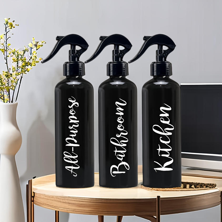 Commercial Kitchen Sprayer - ポータブルプラスチック製スプレーボトル,化粧品,アルコール,キッチン,バスルーム,洗浄用,3ユニット