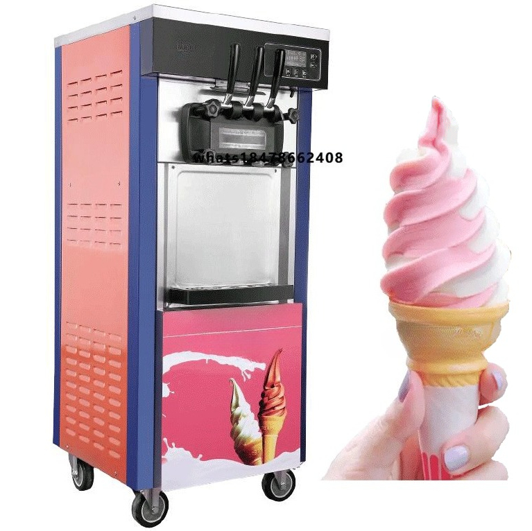 Soft Serve Ice Cream Machine - 全自動20～28L/hソフトクリームマシン業務用アイスクリーム製造機ビジネス向け価格