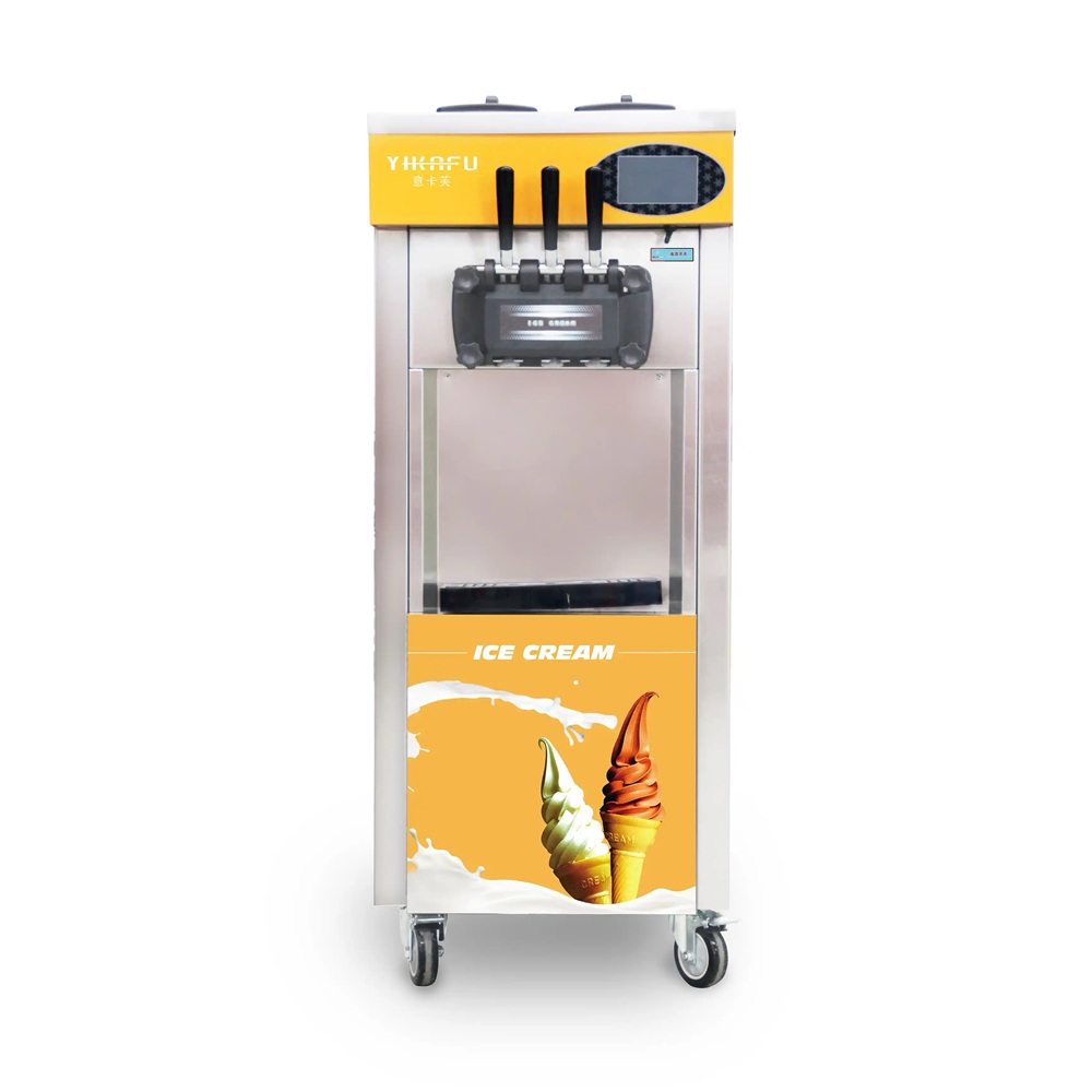 Soft Serve Ice Cream Machine - 業務用高速アイスクリーム製造機、ソフトクリームメーカー、デザートショップやファストフード店向け、カスタマイズ可能