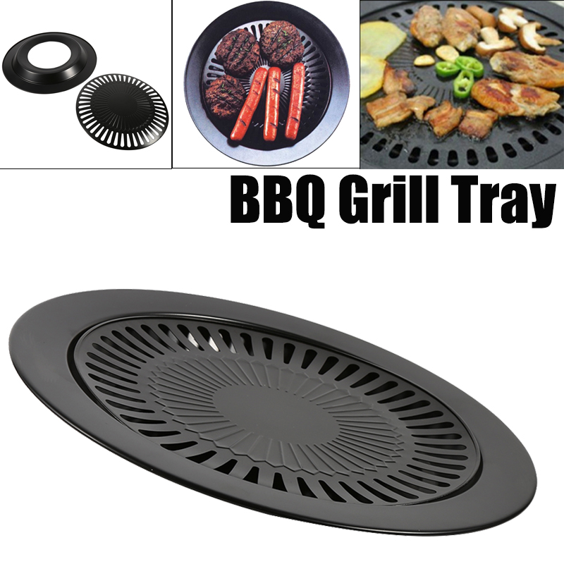 Commercial Kitchen Grill - 無煙バーベキューグリルパンガス家庭用ノンスティックガスストーブプレート電気ストーブベーキングトレイバーベキューグリルバーベキューツール屋外