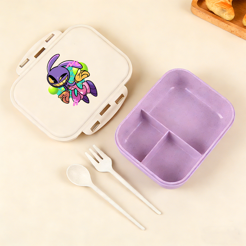 Commercial Kitchen Utensil Organizer - アニメアメージングデジタルサーカスランチボックスポータブル弁当箱学生用品食品収納ケース単層容量誕生日ギフト