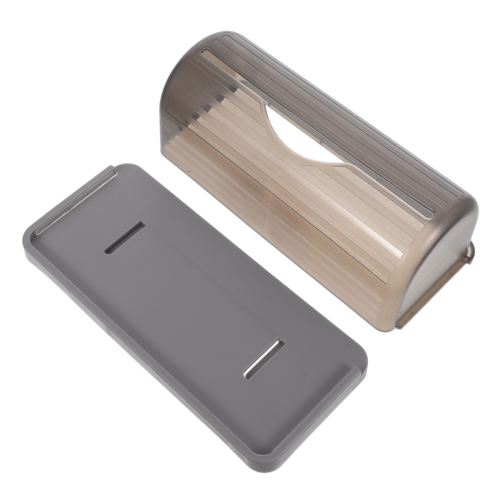 Commercial Kitchen Utensil Organizer - 壁掛けゴミ袋ホルダー プラスチック製食料品ゴミ袋ディスペンサー 6x2.36ロール対応 吊り下げ収納オーガナイザーボックス キッチン用