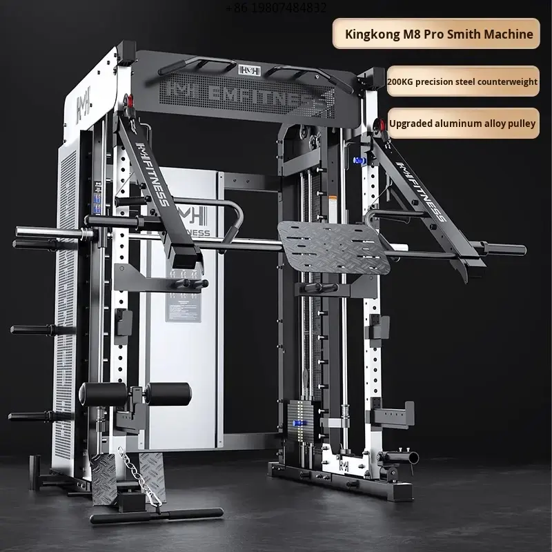 Commercial Kitchen Gantry - スミスマシンベンチプレスフレームガントリーラックユニセックスフルボディスチール商業用屋内ジムバードスクワットラック多機能