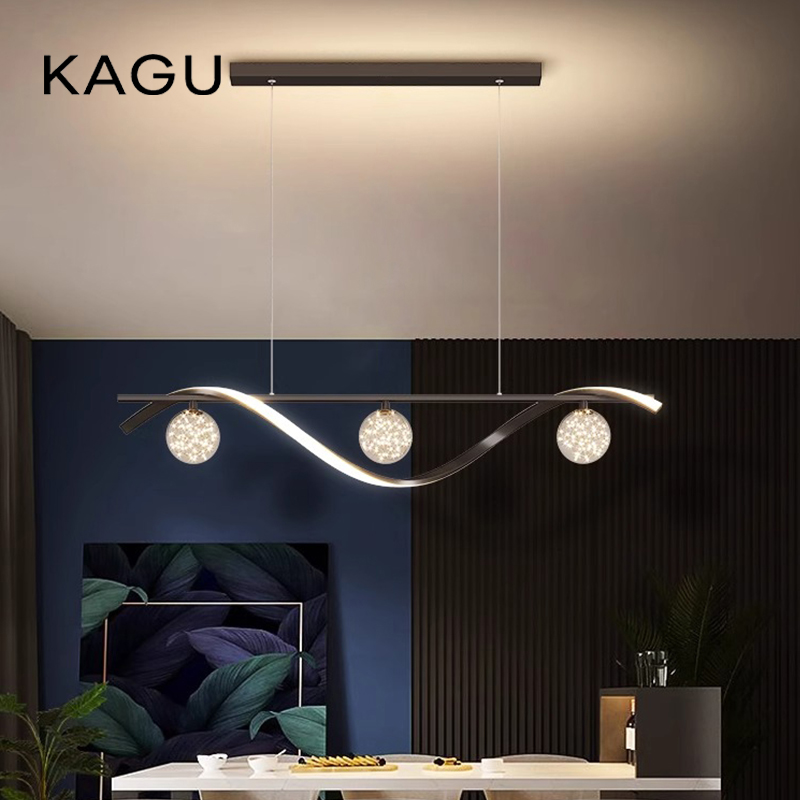 Commercial Kitchen Island - モダンなミニマリスト LED ペンダントランプ調光コーヒーテーブルダイニングルームキッチンアイランド天井シャンデリアホーム照明器具