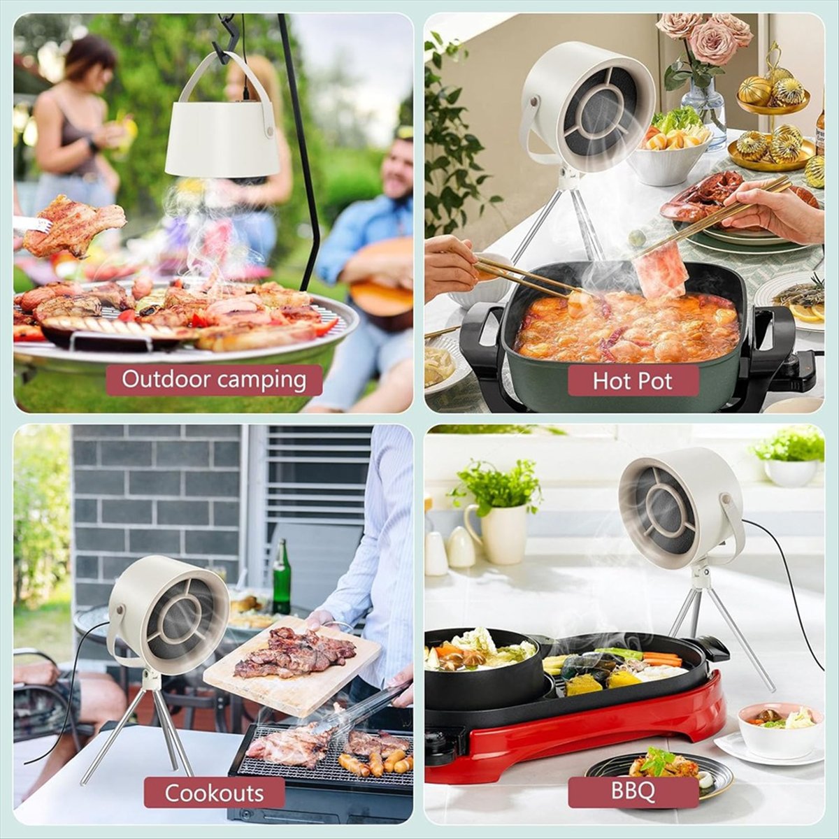 M10K ポータブルレンジフード キッチン排気ファン デスク - Commercial Kitchen Ventilation のレビューと価格