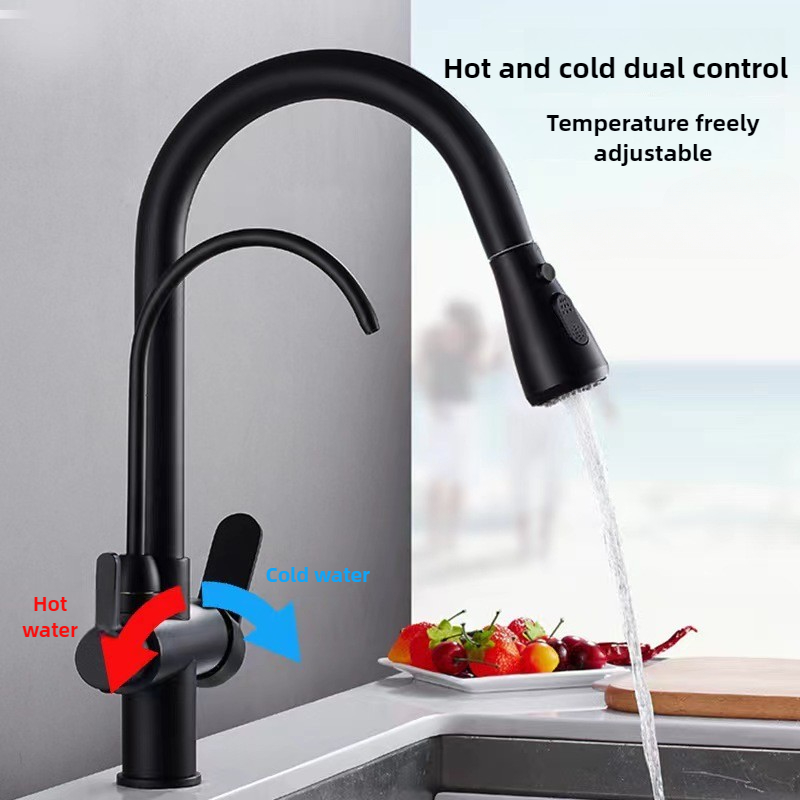 業務用キッチン蛇口、デュアル機能プルダウンスプレーヤー付き、 - Commercial Kitchen Sprayer のレビューと価格