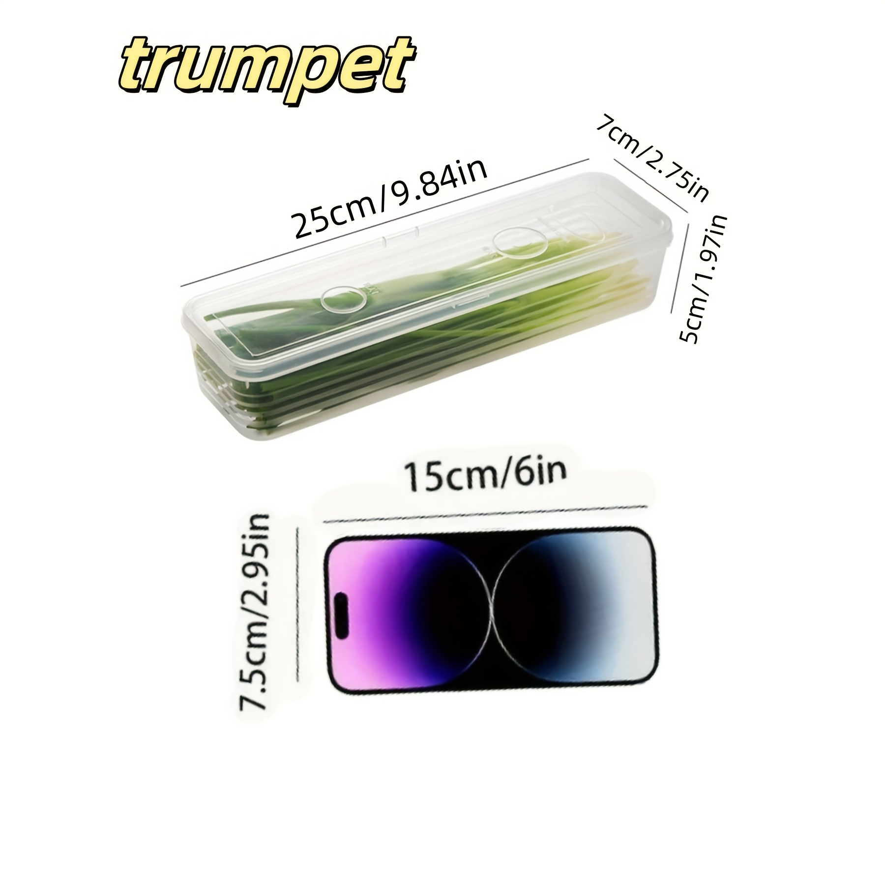 2/4/6個入り 食品野菜保存容器 - 冷蔵庫保存ボックス  - Commercial Kitchen Utensil Organizer のレビューと価格