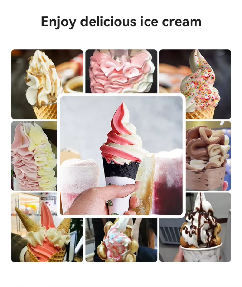 業務用自動アイスクリームマシンメーカー 3種フレーバーソフト - Soft Serve Ice Cream Machine のレビューと価格