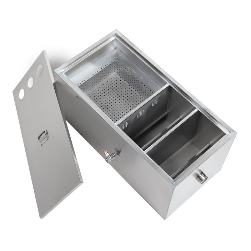 ステンレス製グリーストラップ油水分離フィルター業務用厨房ケー - Commercial Kitchen Grease Trap のレビューと価格