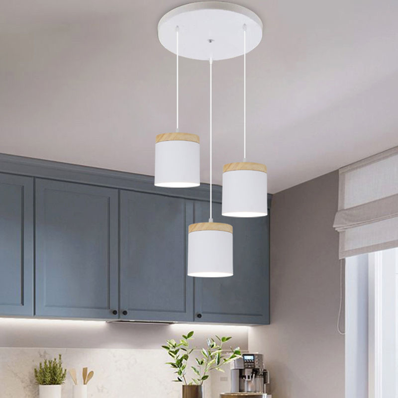 モダンなダイニングテーブルペンダントライト北欧E27天井シャ - Commercial Kitchen Island のレビューと価格