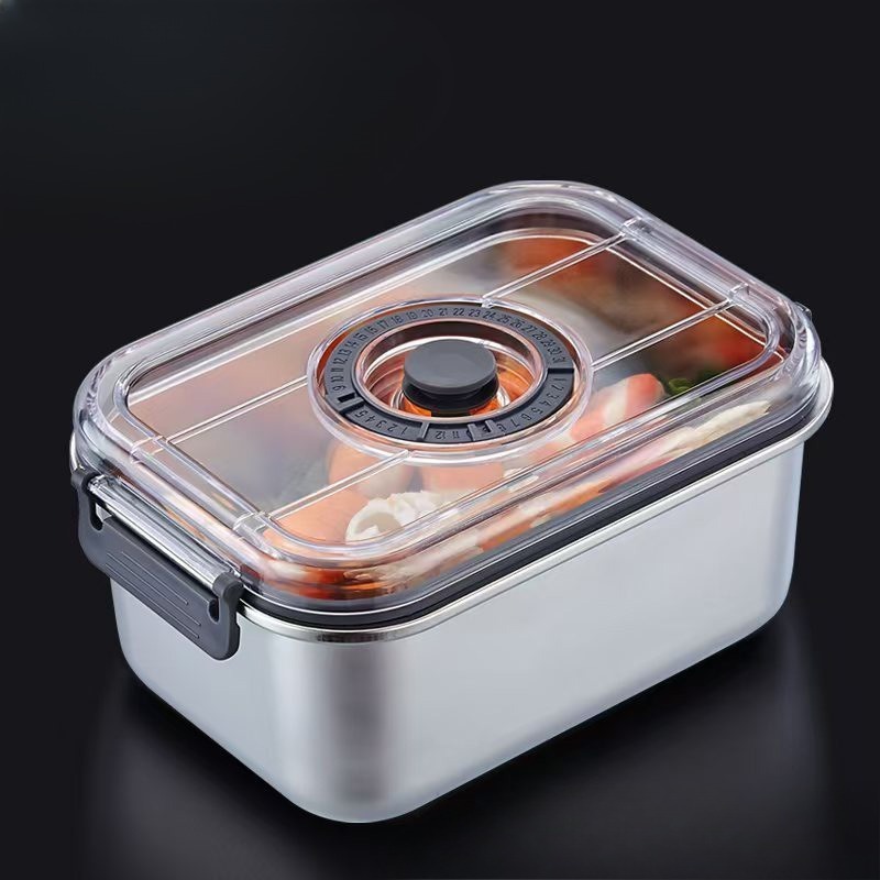 ステンレス製真空フードコンテナ、気密キッチン収納、野菜、果物 - Commercial Kitchen Utensil Organizer のレビューと価格