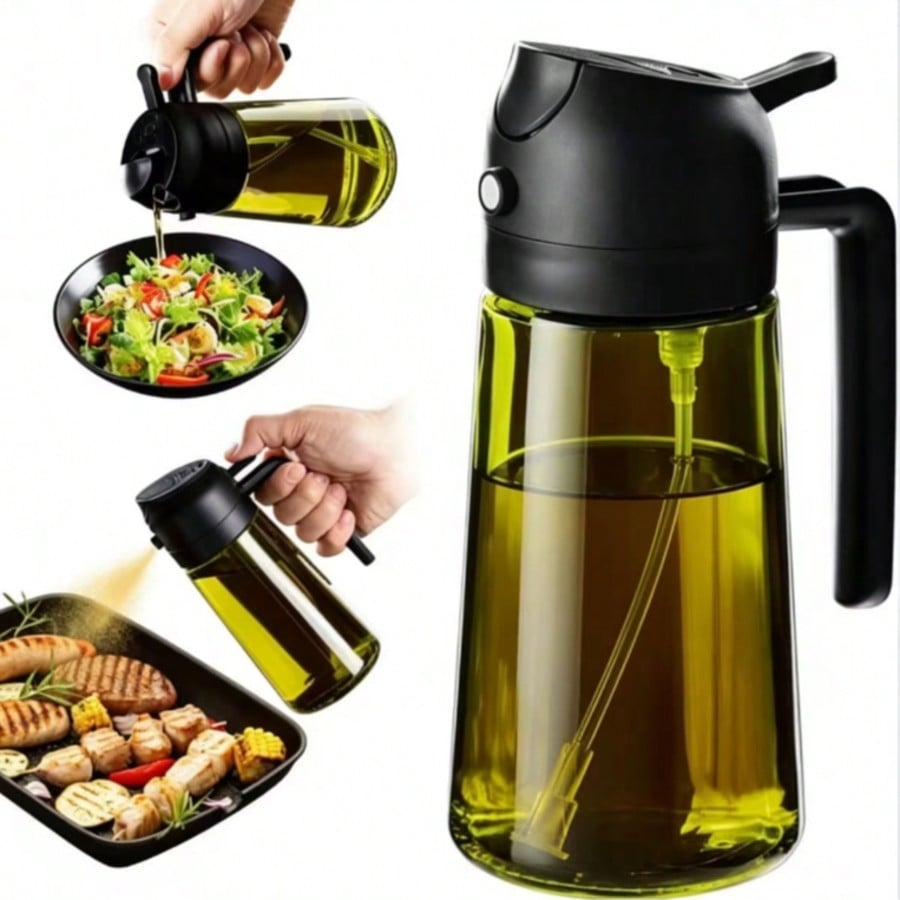 高級オリーブオイルディスペンサーボトル、遮光ガラスが紫外線を - Commercial Kitchen Sprayer のレビューと価格