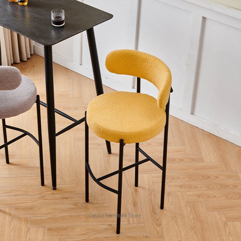 キッチンアイランド用背もたれ付きバースツール、カフェ・パブ用 - Commercial Kitchen Island のレビューと価格