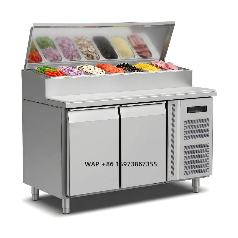 OEMカウンター冷蔵庫 サンドイッチ調理用 2ドア ステンレ - Commercial Kitchen Door のレビューと価格