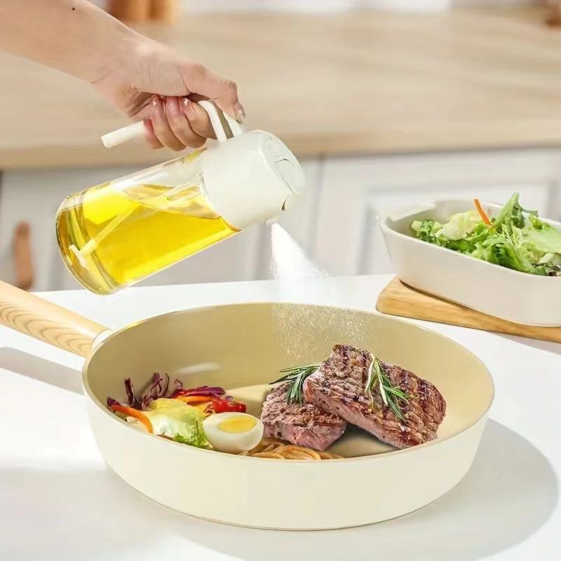 キッチン用オイルディスペンサーボトル、2 in 1オリーブオ - Commercial Kitchen Sprayer のレビューと価格