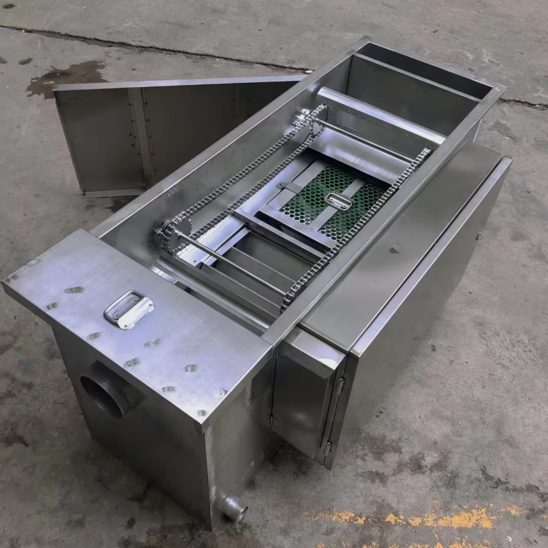 カスタマイズされた304ステンレス鋼製自動チェーン式グリース - Commercial Kitchen Grease Trap のレビューと価格