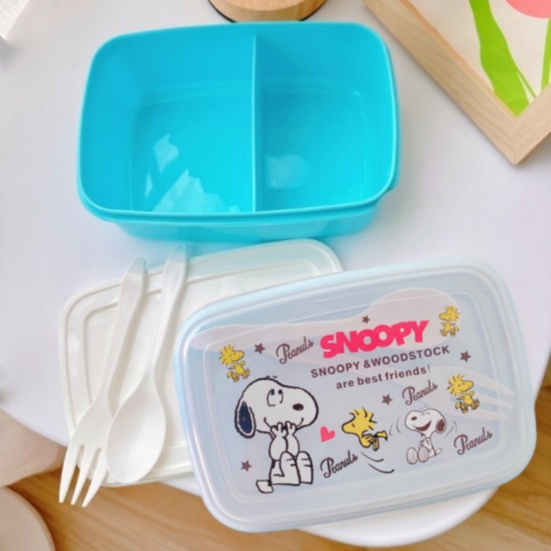 かわいいスヌーピーのランチボックス、スプーンとフォーク付き、 - Commercial Kitchen Utensil Organizer のレビューと価格