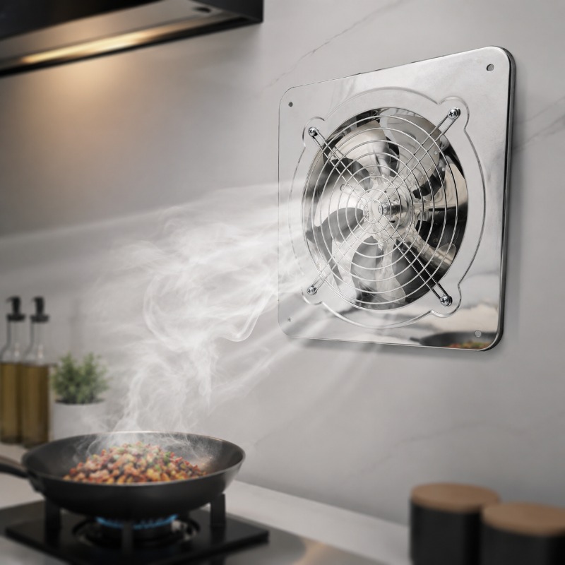 6インチ8インチ高速排気ファン送風機トイレキッチン浴室壁掛け - Commercial Kitchen Ventilation のレビューと価格