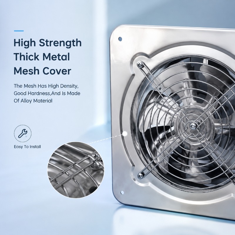 6インチ8インチ高速排気ファン送風機トイレキッチン浴室壁掛け - Commercial Kitchen Ventilation のレビューと価格