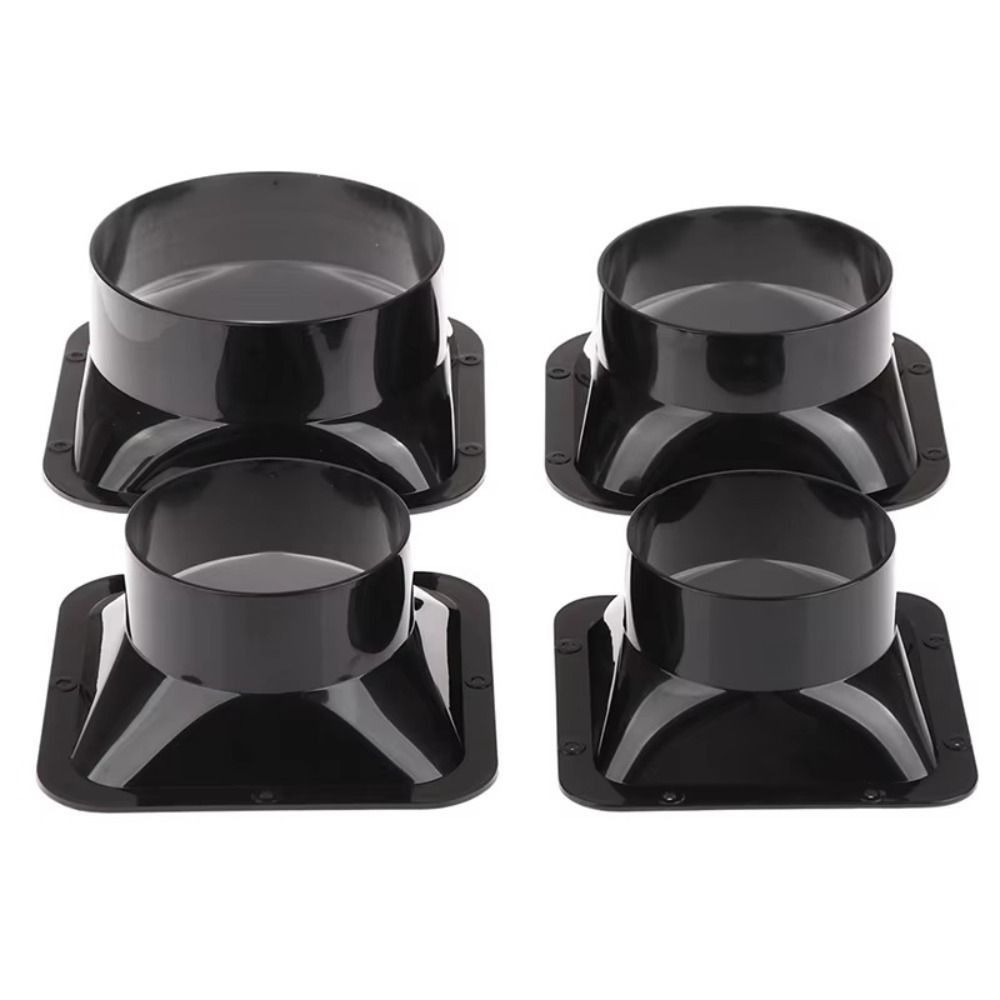 ファン接続 ABS 壁フランジコネクタ黒 100-300 ミ - Commercial Kitchen Ventilation のレビューと価格