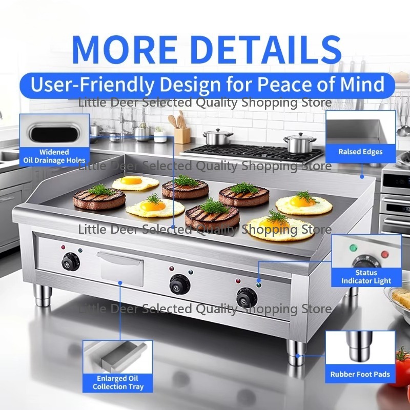 16mm業務用厨房機器 バーガーグリドルグリル プロ仕様 フ - Commercial Kitchen Grill のレビューと価格