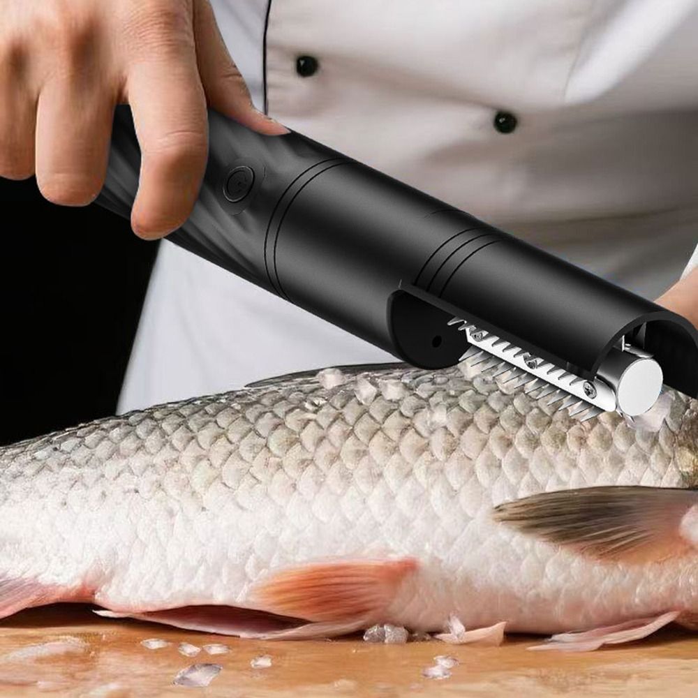 防水電動魚鱗除去機 ポータブル 飛沫防止 キッチンココナッツ - Commercial Kitchen Grease Trap のレビューと価格