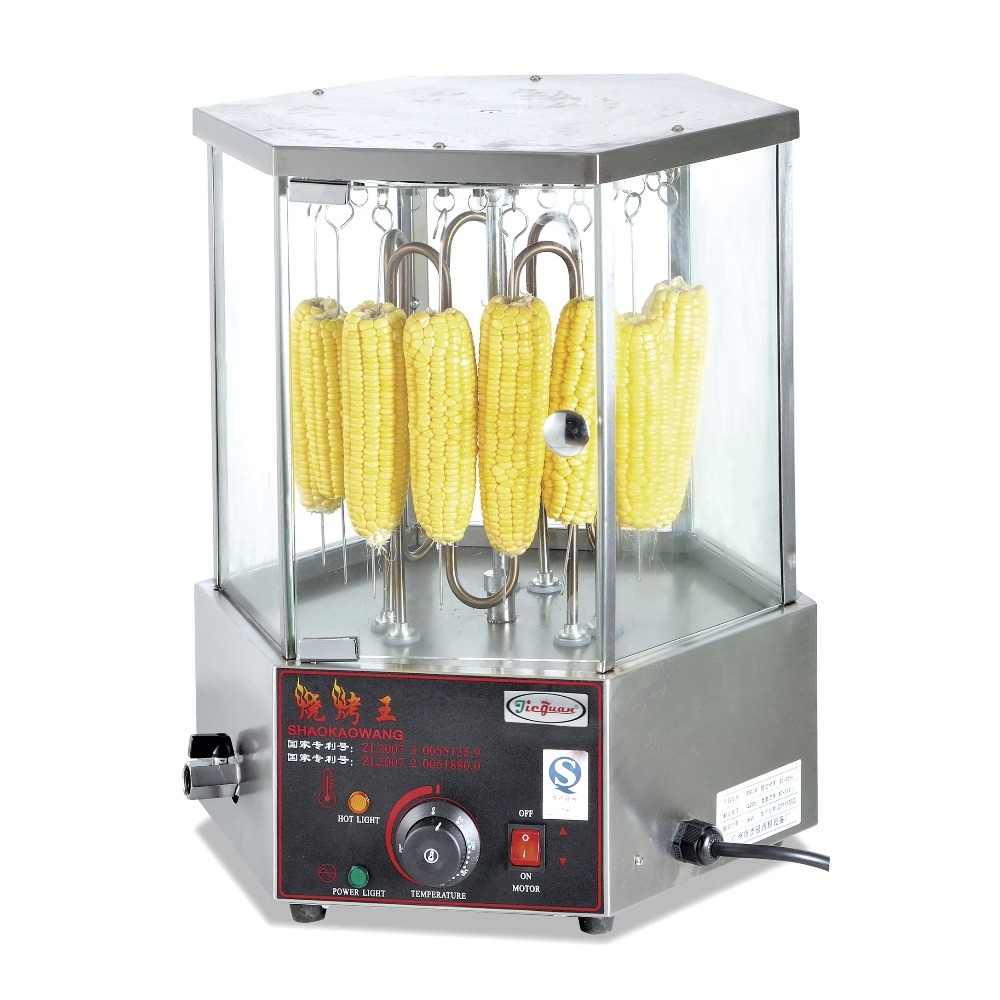 回転式コーンコブ＆ケバブ焼き機、業務用厨房機器、BBQグリル - Commercial Kitchen Grill のレビューと価格