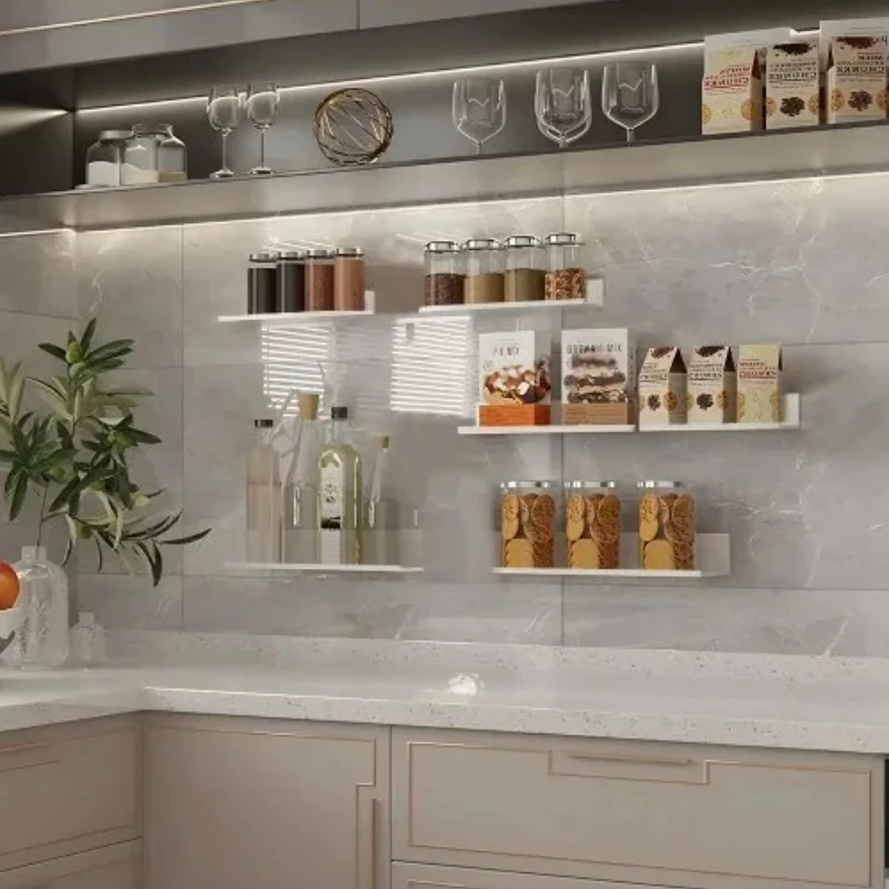 金属製フローティングシェルフ 壁掛け収納ラック キッチン バ - Commercial Kitchen Utensil Organizer のレビューと価格