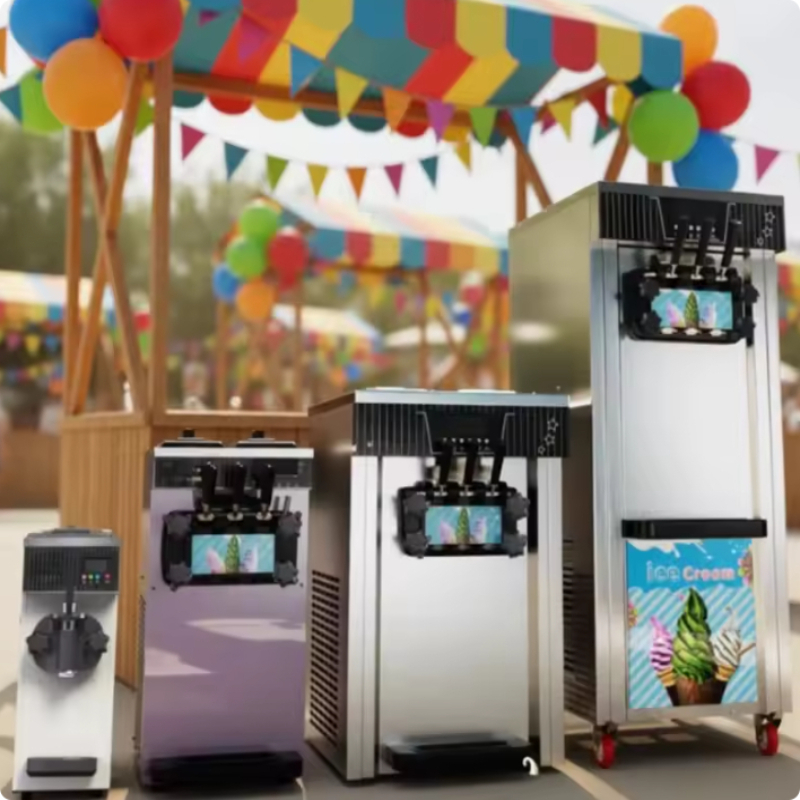 カスタマイズ可能な業務用ソフトクリームマシン、卓上ステンレス - Soft Serve Ice Cream Machine のレビューと価格