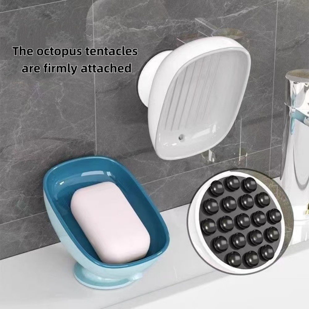1個入り 超強力吸盤式 浴室用ソープディッシュ シャワー用滑 - Commercial Kitchen Utensil Organizer のレビューと価格