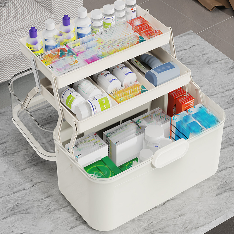 大容量透明蓋付き薬収納ボックス/ディスペンサーボックス -  - Commercial Kitchen Utensil Organizer のレビューと価格
