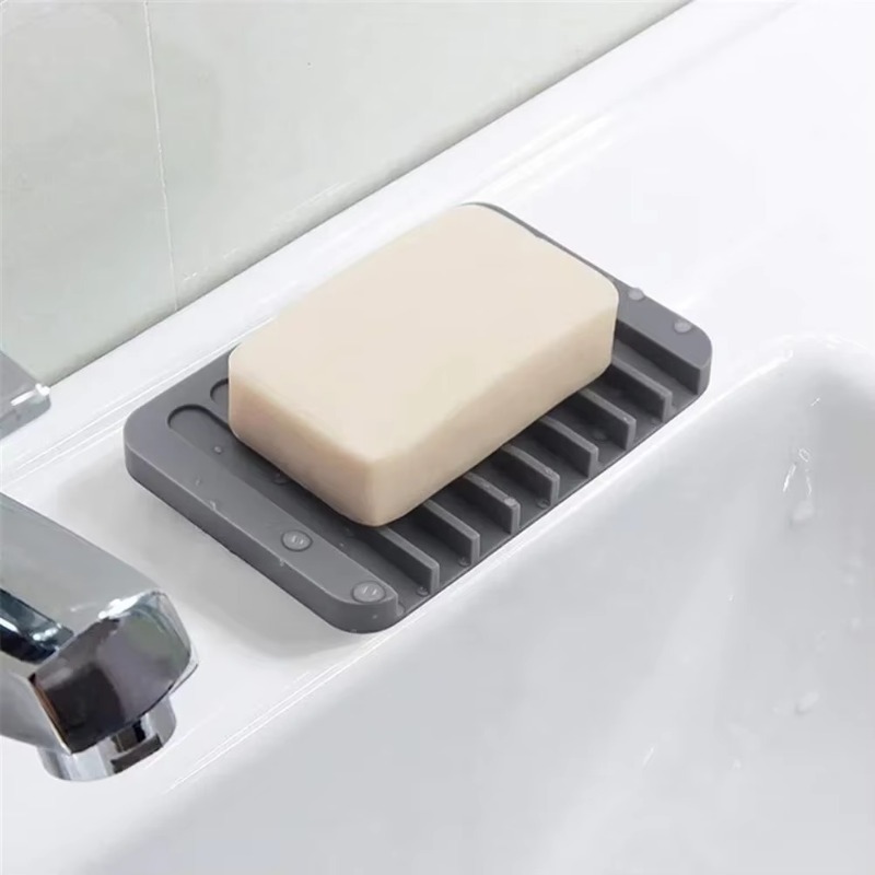 自己排水石鹸ホルダーシリコーン石鹸皿収納ホルダー石鹸ボックス - Commercial Kitchen Utensil Organizer のレビューと価格