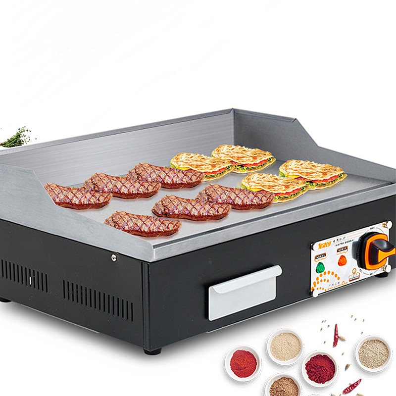 業務用鉄板焼きグリル 電気ステンレス製 大型フラットホットプ - Commercial Kitchen Grill のレビューと価格