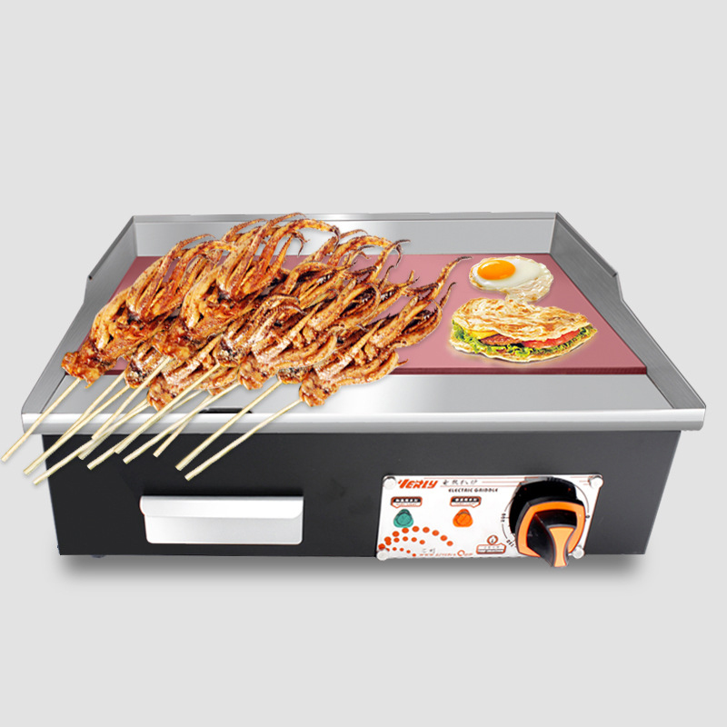 業務用鉄板焼きグリル 電気ステンレス製 大型フラットホットプ - Commercial Kitchen Grill のレビューと価格
