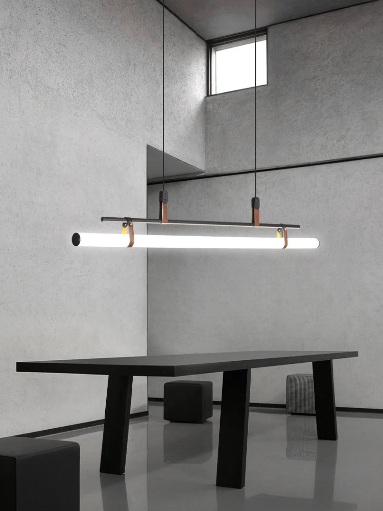 北欧ミニマリストLEDペンダントランプ デザイナーロングスト - Commercial Kitchen Island のレビューと価格