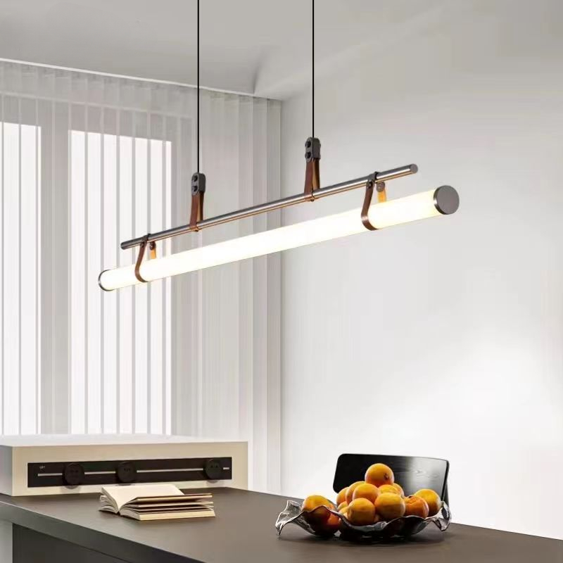 北欧ミニマリストLEDペンダントランプ デザイナーロングスト - Commercial Kitchen Island のレビューと価格
