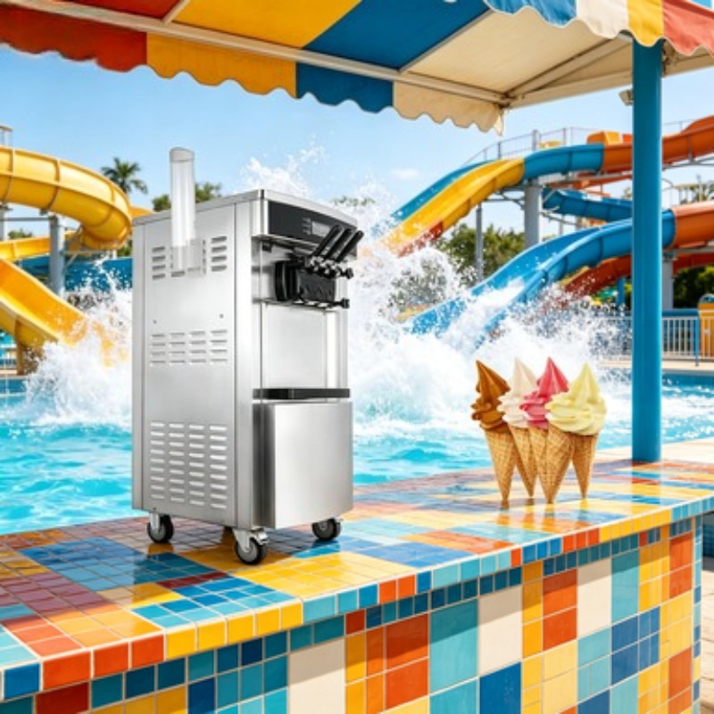 ソフトサーブアイスクリームメーカーマシン 28L/h 大容量 - Soft Serve Ice Cream Machine のレビューと価格