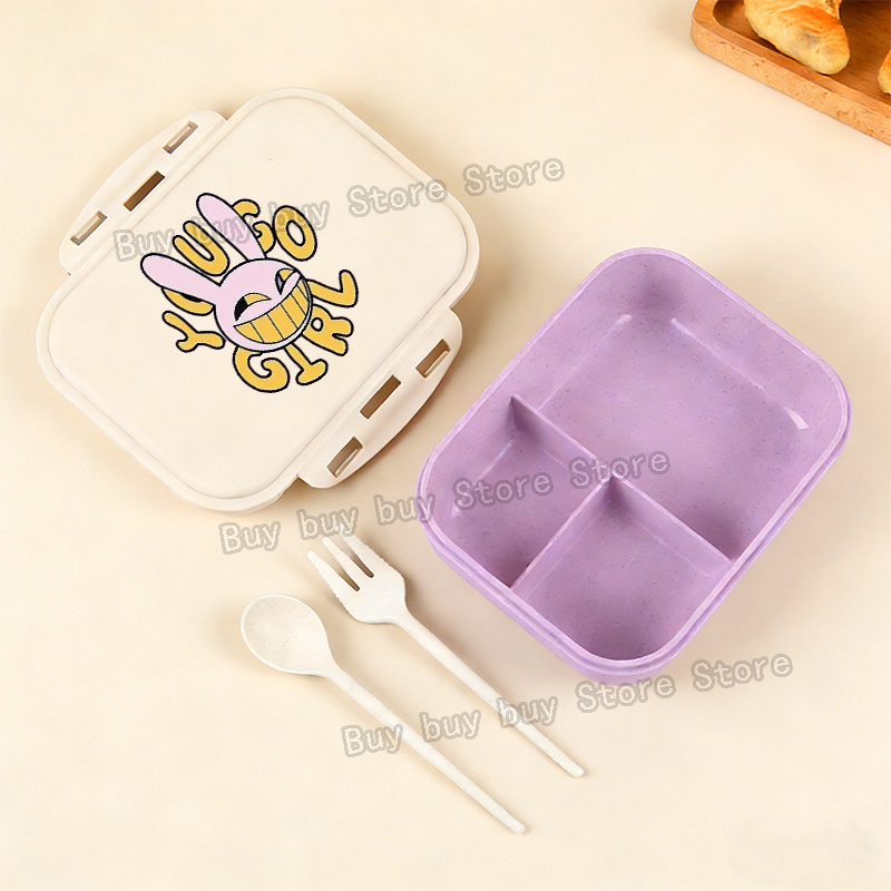 アニメアメージングデジタルサーカスランチボックスポータブル弁 - Commercial Kitchen Utensil Organizer のレビューと価格