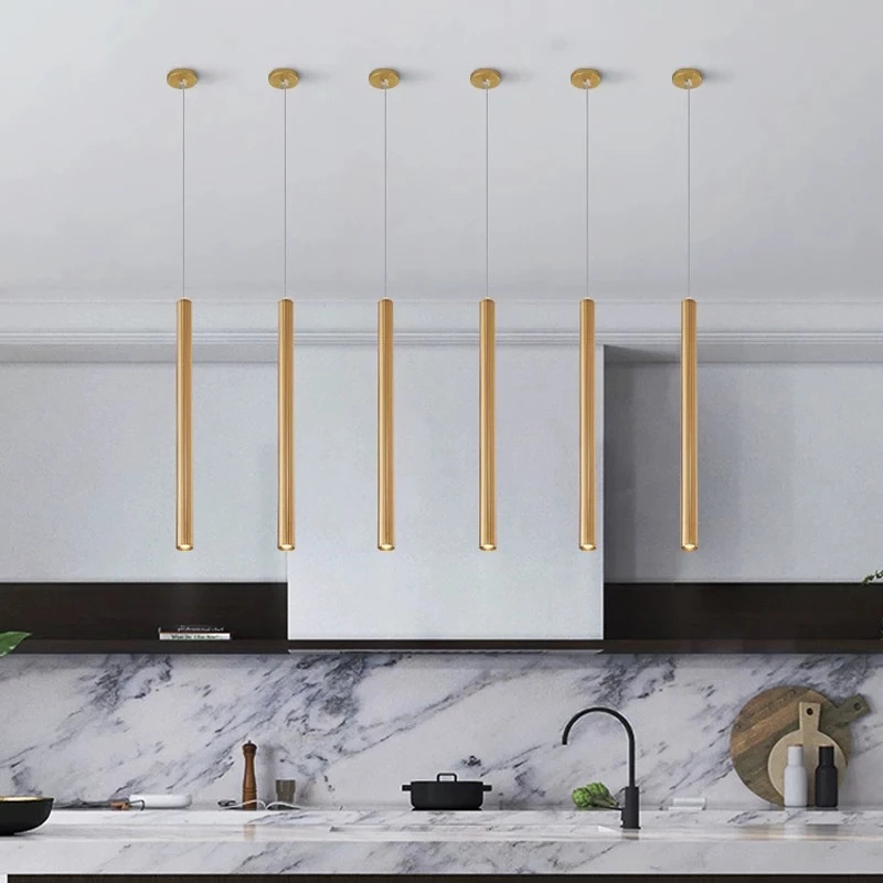 長い銅のバラの形をしたLEDランプ,金と銀の色,バー,キッチ - Commercial Kitchen Island のレビューと価格
