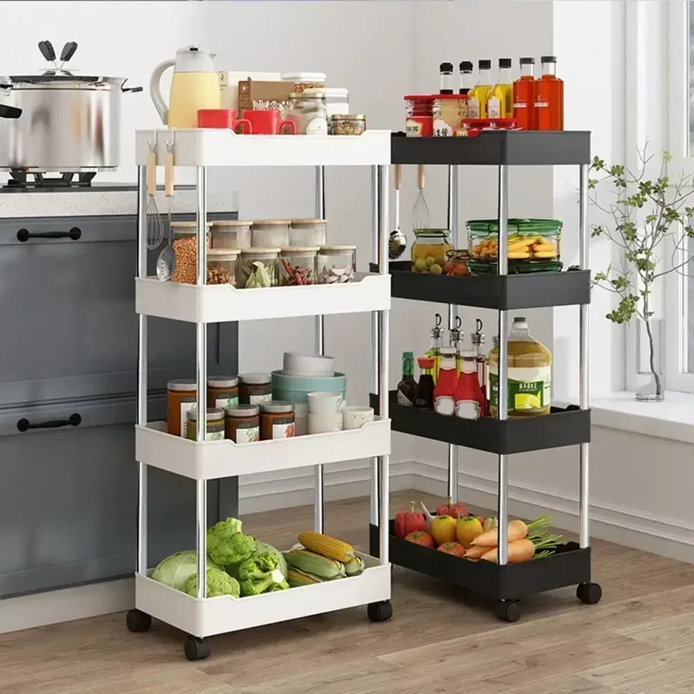 2025 収納カートトロリーラック - キッチン、寝室、バス - Commercial Kitchen Island のレビューと価格