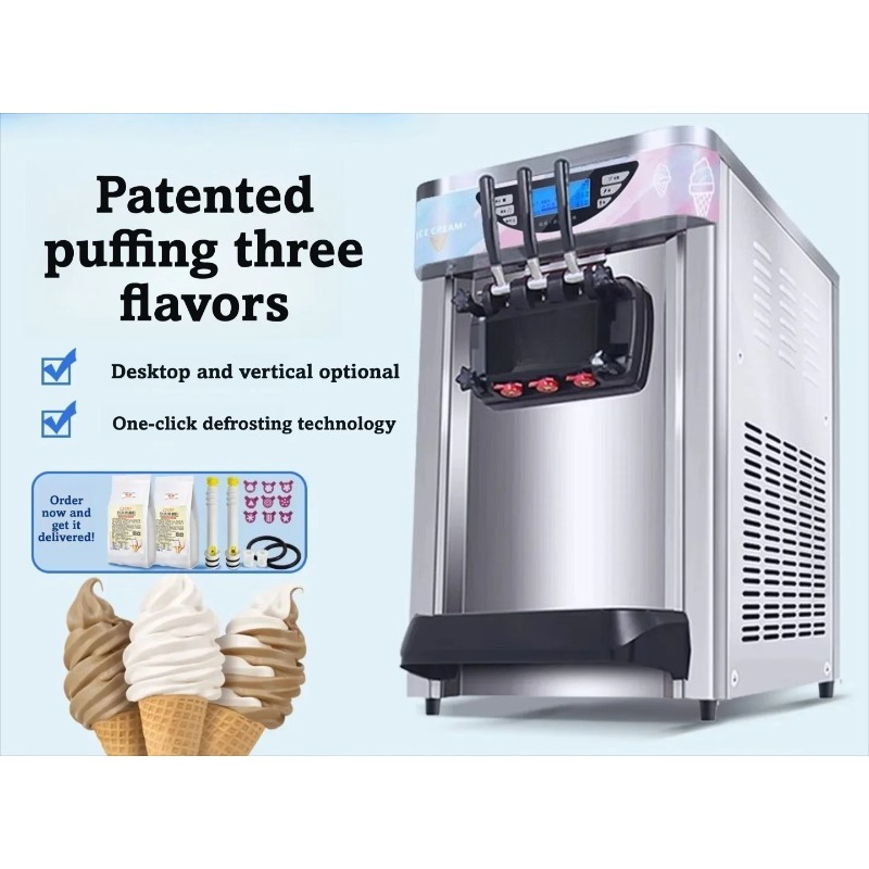 業務用ソフトクリームマシン 自動ソフトクリームメーカー 卓上 - Soft Serve Ice Cream Machine のレビューと価格