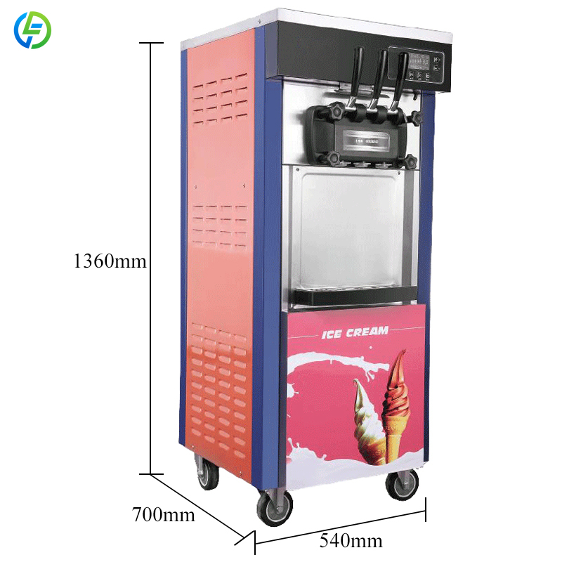 カスタマイズ可能なアイスクリーム製造機 22-28L/H ア - Soft Serve Ice Cream Machine のレビューと価格