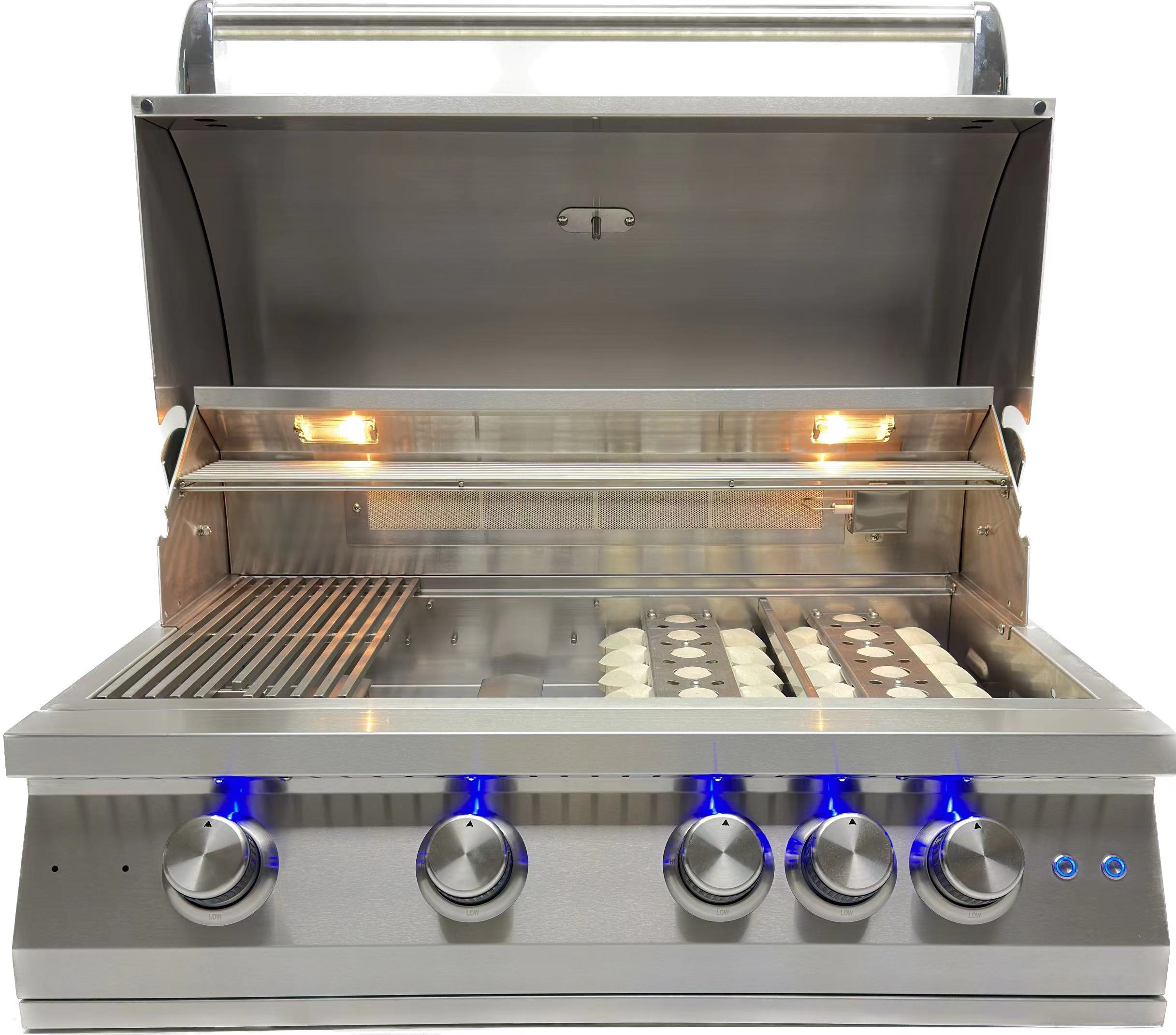 工場直販 屋外キッチン 業務用回転式プロパン・ブタンガスグリ - Commercial Kitchen Grill のレビューと価格